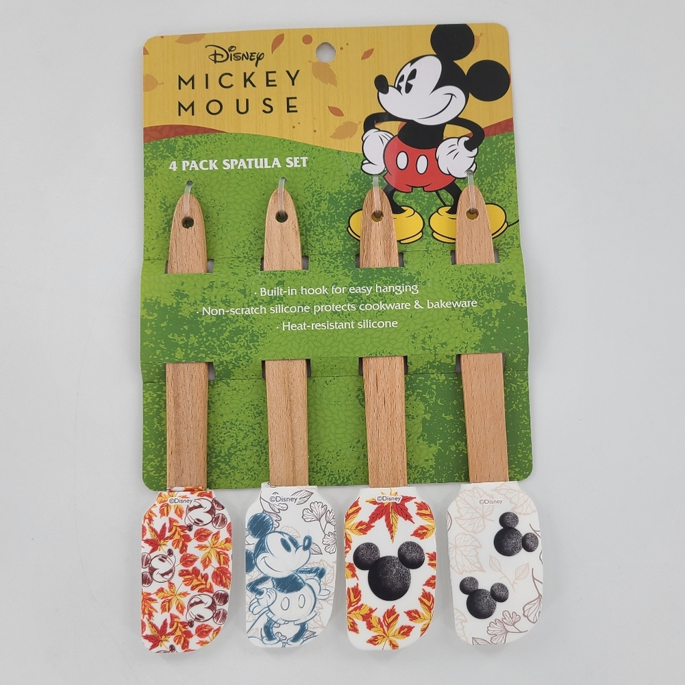 DISNEY MICKEY MOUSE 4 PACK SPATULA SET